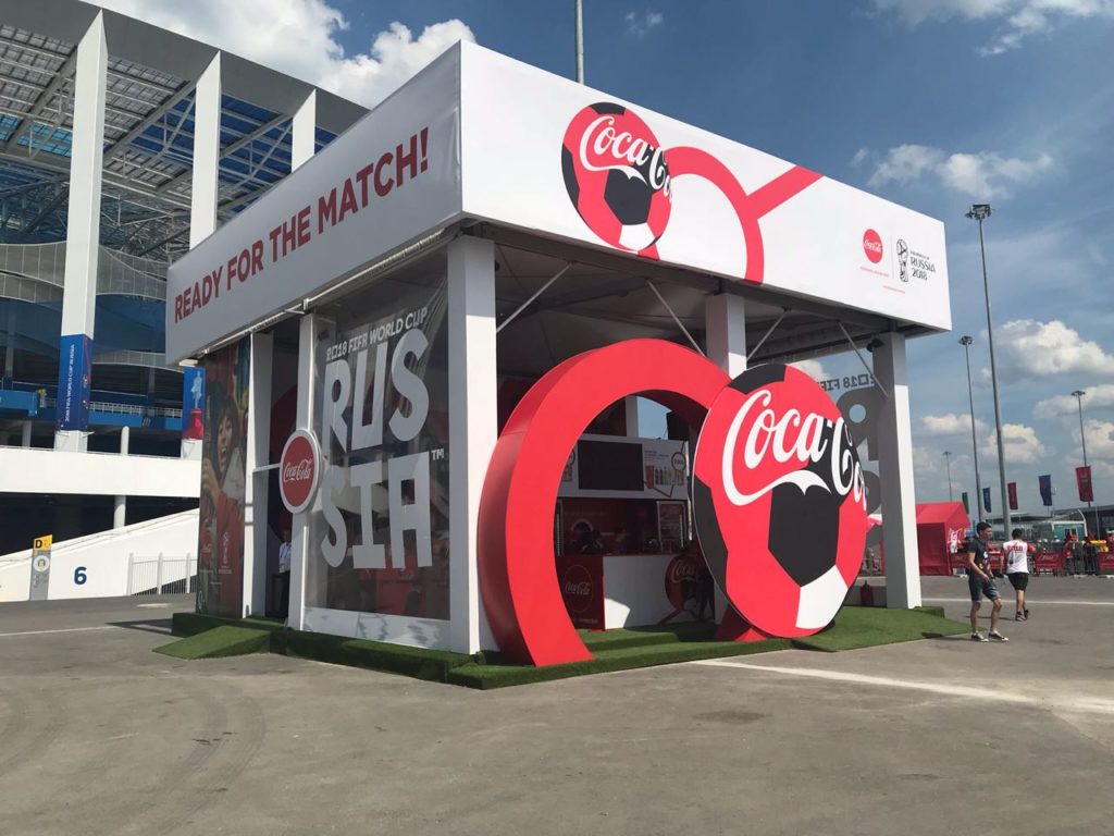 Commercial Display Coca-Cola FIFA 2018